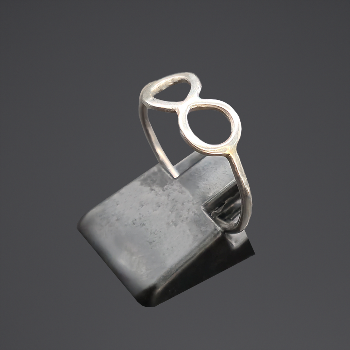 Silber Unendlichkeitsring